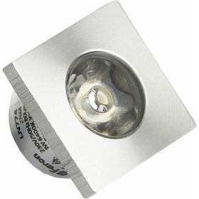 Встраиваемый светодиодный светильник FERON LN774/G774 1W 6400К серебристый 27668 (артикул 15928467) – фото 1