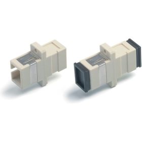 Оптический проходной адаптер SC-SC Hyperline, FA-P11Z-SC/SC-N/BK-BG MM, simplex, корпус пластик 242826 (артикул 16521838) – фото 1
