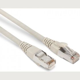 Патч-корд Hyperline PC-LPM-STP-RJ45-RJ45-C6-10M-LSZH-GY F/UTP, экранированный, Cat.6 42409 (артикул 19590462) – фото 1
