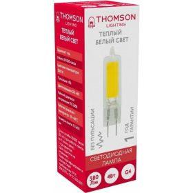 Светодиодная лампа Hiper THOMSON LED G4 COB 4W 380Lm 3000K TH-B4218 (артикул 23114097) – фото 1