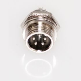 Разъем MIC12 5P штекер Pro Legend металл на корпус, PL2223 (артикул 24604899) – фото 1