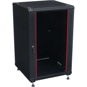 Серверный телекоммуникационный шкаф W&T 18U 600x800 19 дюймов 600x800 черный B186080BWTWOF (артикул 19636458) – фото 1