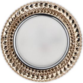 Встраиваемый светильник Smartbuy под лампу GX53 с LED подсветкой шампань SBL-071CHM-GX53 (артикул 20981469) – фото 1
