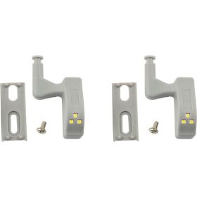 Светодиодный светильник Uniel пушлайт на петлю в кухонный шкаф ULK-C02 23A GREY SET2 UL-00008933 (артикул 21752140) – фото 1
