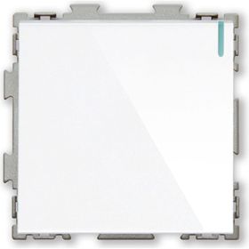 Одноклавишный выключатель CGSS белый "Практика" PL-W101-WCG (артикул 20033278) – фото 1