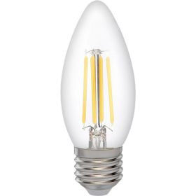 Лампа Jazzway PLED OMNI C35 6w E27 3000K CL 230, 50 5020481 (артикул 16091639) – фото 1