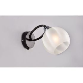 Бра РОССВЕТ 1х60ВтхE27 РС20933 BK/1W (артикул 21850672) – фото 1