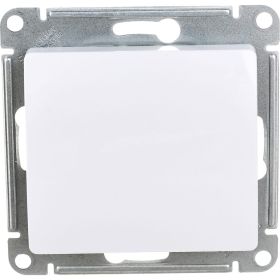 1-клавишный механизм переключателя Schneider Electric СП Glossa сх. 6 10AX белый GSL000161 (артикул 15873829) – фото 1