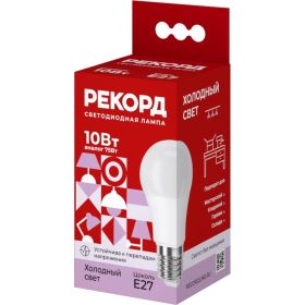 Светодиодная лампа РЕКОРД LED А60-U 10W Е27 6500К 24377 (артикул 24610257) – фото 1