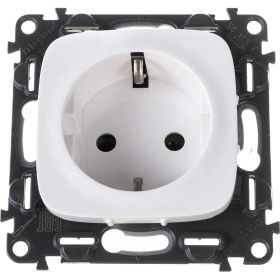 Силовая розетка Legrand Valena Allure 16А 250В 2К+З винтовые зажимы, белая Leg 753725 1181874 (артикул 15788657) – фото 1