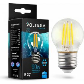 Светодиодная лампа VOLTEGA Шар E27 4000K 9W Graphene 7139 (артикул 16183615) – фото 1