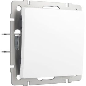 Одноклавишный проходной выключатель WERKEL W1112061 белый матовый a059269 (артикул 23243373) – фото 1