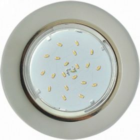 Светильник Ecola GX53 H4 LD5310 Glass стекло, круг, подсветка хром - матовый 38x126 SL53RNECH (артикул 17135179) – фото 1