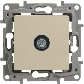 Механизм TV-розетки Legrand СП Etika проходная 15дБ слоновая кость Leg 672363 1066945 (артикул 15788648) – фото 1