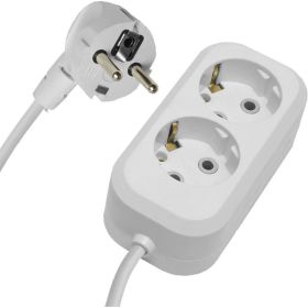 Удлинитель STEKKER 2 гнезда с/з 3x0,75, 5м, серия Home HM01-21-05 ,Ухз-10 39207 (артикул 16177071) – фото 1