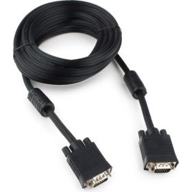 Кабель Cablexpert Premium VGA 15M/15M, 5.0м, черный CC-PPVGA-5M-B (артикул 16205123) – фото 1
