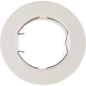 Встраиваемый светильник Ecola Light MR16 DL90 GU5.3 плоский Белый 30x80 - упаковка 2 штуки /кd74/ FW1621EFY (артикул 16223610) – фото 1