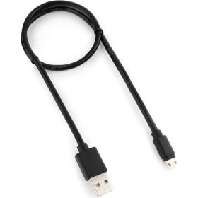 Кабель Cablexpert USB 2.0 AM/micro B 5P, двусторонние разъемы, 0.5м, пакет CC-mUSBDS-0.5M (артикул 16205312) – фото 1
