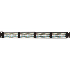 Патч-панель TWT 19 , 24 порта RJ-45, категория 6, UTP, 1U, PP24UTP/6 (артикул 16102052) – фото 1