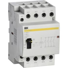 Модульный контактор с ручным управлением IEK КМ63-40МР AC KARAT MKK22-63-40 (артикул 21319222) – фото 1