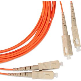 Патч-корд Hyperline FC-D2-50-SC/PR-SC/PR-H-1M-LSZH-OR волоконно-оптический (шнур) MM 50/125 239441 (артикул 19589820) – фото 1