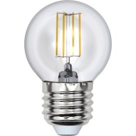 Светодиодная лампа Uniel LED-G45-6W/WW/E27/CL PLS02WH UL-00000196 (артикул 15631586) – фото 1
