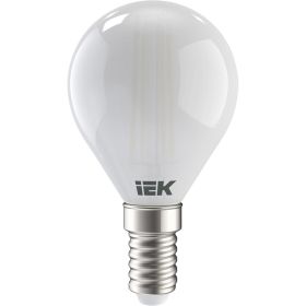 Лампа IEK серия 360 LED, G45, шар, матовая, 7вт, 230В, 4000К, E14 LLF-G45-7-230-40-E14-FR (артикул 16459915) – фото 1