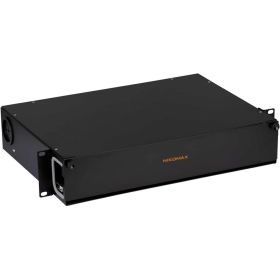 Оптический органайзер NIKOMAX 19"", 2U, металлический, NMC-OKFP-SL-2U-BK (артикул 21739636) – фото 1