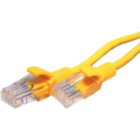 Патч-корд SUPRLAN, U/UTP Cat.5e 4x2 26AWG /7x0.16mm/ Cu LSZH желтый 1м 10-0162 (артикул 16261875) – фото 1