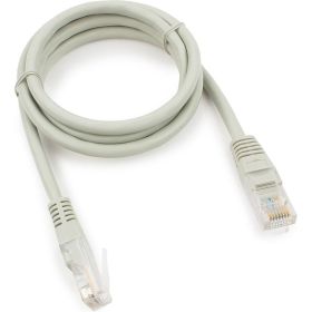 Медный патч-корд Cablexpert UTP кат.5e, 1м, литой, многожильный серый PP10-1M (артикул 15933197) – фото 1