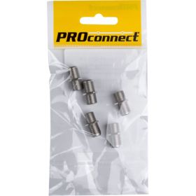 Антенный переходник PROCONNECT RG-6, SAT, гнездо F - гнездо F, бочка, 5шт 05-4201-6-9 (артикул 22374039) – фото 1