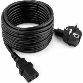 Кабель питания Cablexpert 5.0м, Schuko-C13, VDE, 10А, черный, PC-186-VDE-5M (артикул 19561422) – фото 1