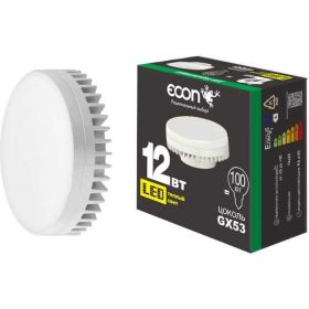 Светодиодная лампа Econ LED GX 12Вт3000K GX53 ES 7812531 (артикул 23012247) – фото 1