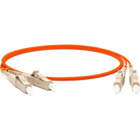 Волоконно-оптический шнур Hyperline FC-D2-50-LC/PR-LC/PR-H-5M-LSZH-OR патч-корд MM 50/12 27866 (артикул 16521796) – фото 1