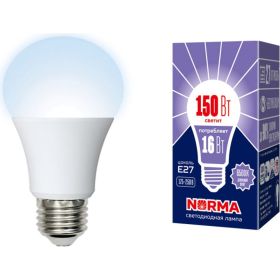 Светодиодная лампа Volpe LED-A60-16W/DW/E27/FR/NR. Форма A, матовая. UL-00004025 (артикул 15932214) – фото 1