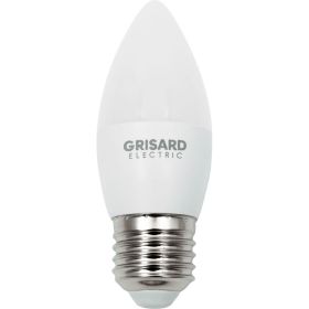 Светодиодная лампа свеча Grisard Electric C35 Е27 7Вт 4000К 220В GRE-002-0042(1) (артикул 22248483) – фото 1