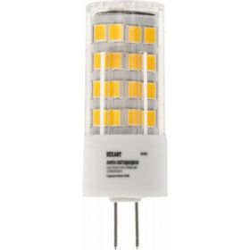 Светодиодная лампа REXANT G4 JD-CORN 230 В, 5,5 Вт, 6500 K, холодный свет 604-5014 (артикул 21705838) – фото 1