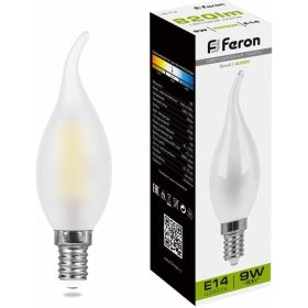 Светодиодная лампа FERON 9W 230V E14 4000K матовая, LB-74 25961 (артикул 16005365) – фото 1