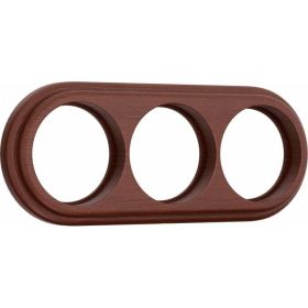 Рамка на 3 поста Werkel W0035225 итальянский орех a050992 (артикул 15958269) – фото 1