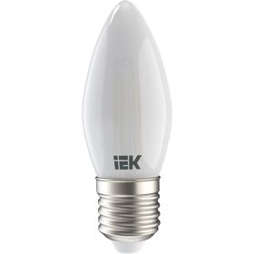 Лампа IEK серия 360, LED, C35, свеча, матовая, 7вт, 230В, 3000К, E27 LLF-C35-7-230-30-E27-FR (артикул 16459857) – фото 1