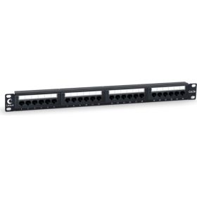 Патч-панель Cabeus 1U, 24 порта, RJ-45, категория 5e, PL-24-Cat.5e-Dual (артикул 17197069) – фото 1