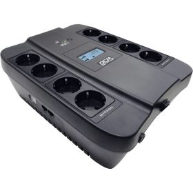 Источник бесперебойного питания Powercom SPIDER, интерактивная, 550 ВА/330 Вт, Tower SPD-550U LCD (артикул 17430648) – фото 1