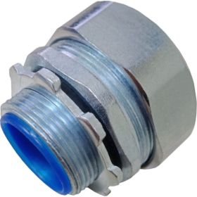 Муфта для гофрированных труб WEYER DPJW-20-M25x1.5 - коннектор прямой, нар. M25x1.5 WE7600600 (артикул 23561103) – фото 1
