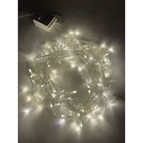 Гирлянда ЭРА ENIN10B LED Нить, 10 м, теплый свет, 8 режимов, 220V, IP20 Б0041894 (артикул 16111325) – фото 1