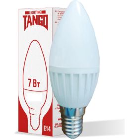 Лампа TANGO 7W E14 свеча 6500K 220V LED C37-7W-E14-WW НОВИНКА 1196911 (артикул 20238208) – фото 1