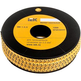 Маркировочное кольцо IEK 1-2.5мм, C, МК, 1000шт/ролл UMK10-C (артикул 15165202) – фото 1
