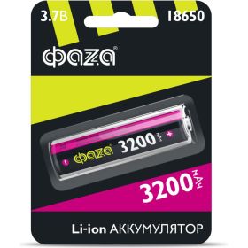 Аккумулятор ФАZА 18650 3200мАч BL-1 5037793 (артикул 26134673) – фото 1