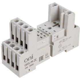Розетка ONI ORS-M для реле ORM 2C ORS-M-1-2-G (артикул 17736490) – фото 1