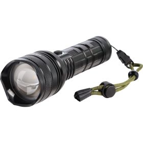 Аккумуляторный светодиодный фонарь Smartbuy cree xhp-90 30вт с системой фокусировки луча, черный SBF-40-K (артикул 28800470) – фото 1
