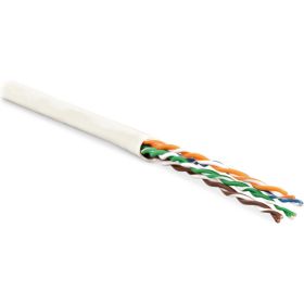Кабель Hyperline UUTP4-C5E-P24-IN-LSZH-WH-100 100 м, витая пара, неэкранированная U/UTP 243609 (артикул 16522438) – фото 1